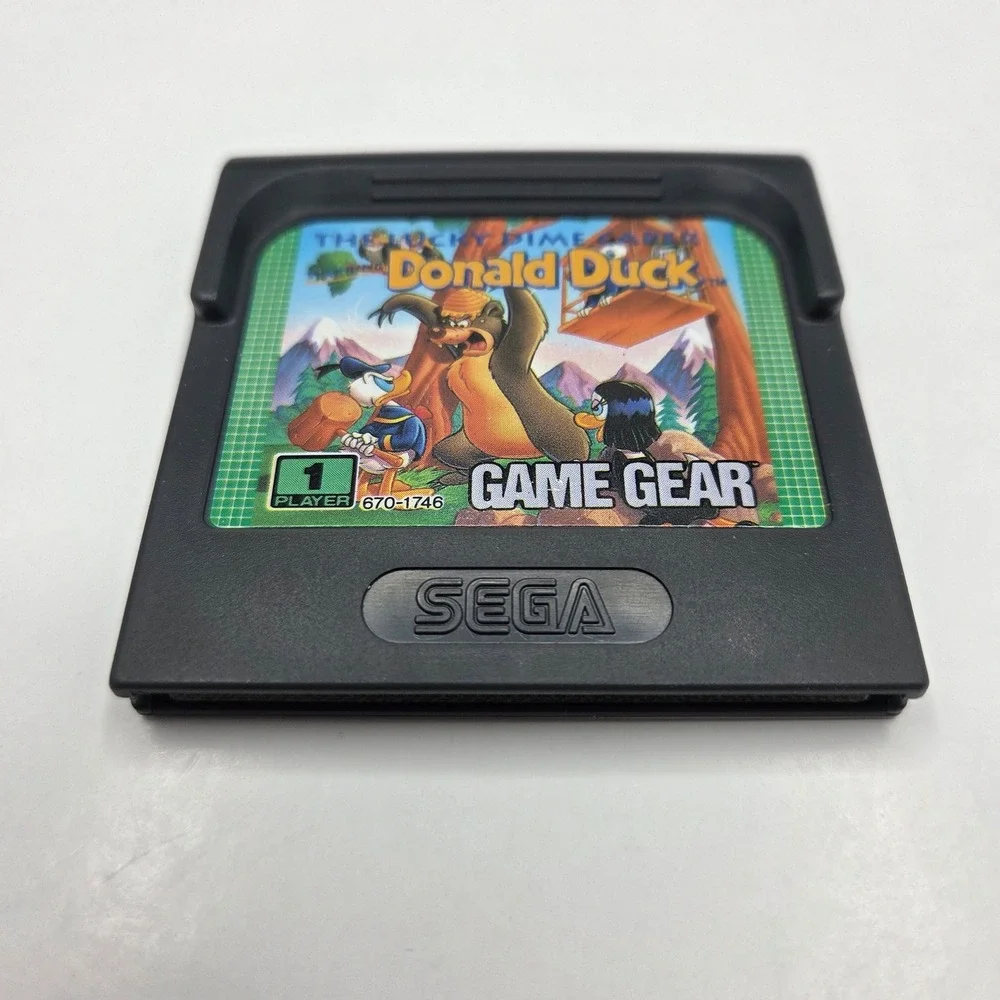 Sega Game Gear Donald Duck Lucky Dime Caper Video Game Cartridge Vintage 90s